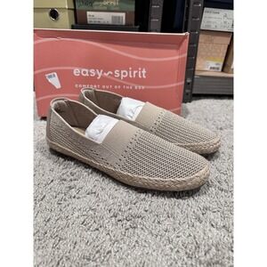 Easy‎ Spirit Hassie 2 Light Natural Espadrille Slip-On Shoe Size 8.5 M NEW